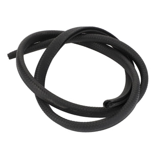 Presenting the AGCO | SEAL SECTION - D28782178, a robust coiled rubber hose with a braided texture in black, ideal for any task.