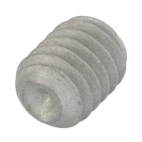 Close-up image of the AGCO Hex Socket Screw - Acp0412800 with spiral threads and a flat end. No current product description available.