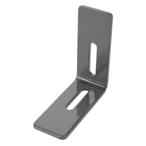 The AGCO Bracket - Acw1846770 is a gray metal right-angle bracket featuring two oval-shaped holes, designed for support or mounting. No further product description information is currently available.