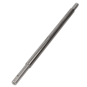 The AGCO | SHAFT - D28782256 is a cylindrical metal rod with slightly tapered ends on both sides, designed for versatile applications.