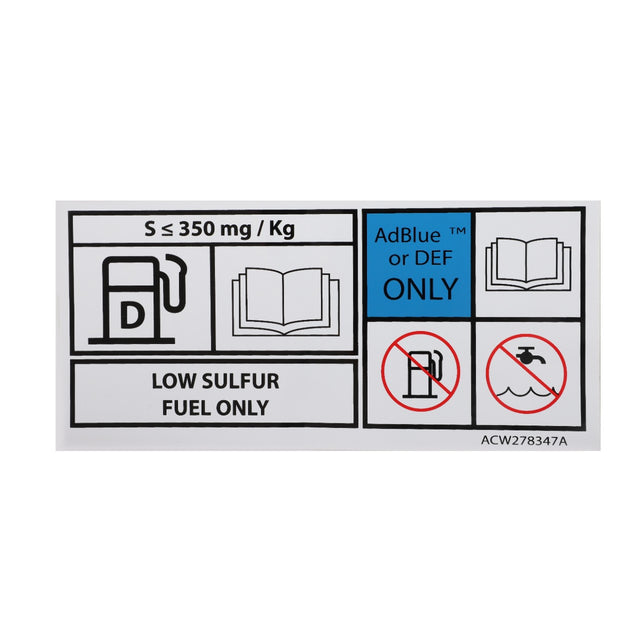 AGCO | Decal - Acw278347A - Farming Parts