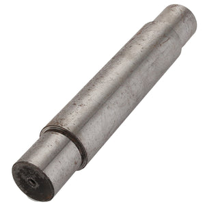 Introducing the AGCO Shaft - Acp0137150, a cylindrical metal rod featuring a slightly rusted surface and a wider section at one end.