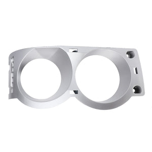 AGCO's Right Front Lighting Bracket (4381449M92) is designed for dashboard installation in Massey Ferguson models and features two round openings for gauges.