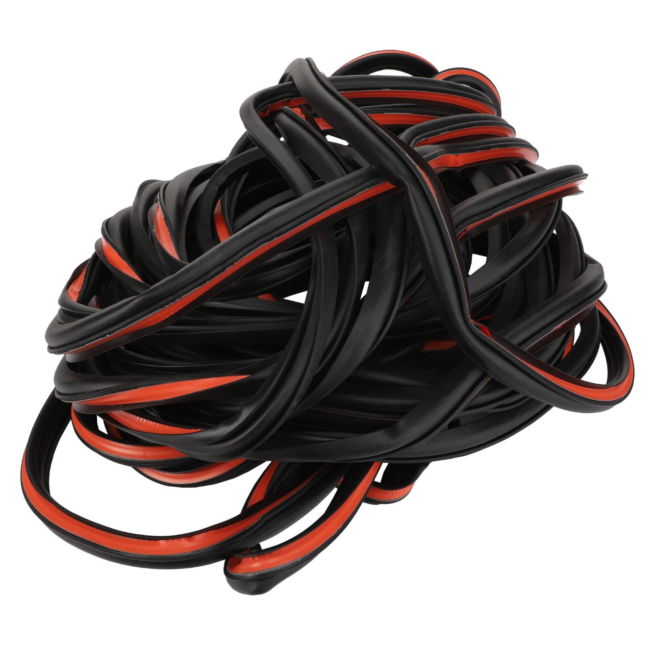 A tangled bundle of black and red cables, coiled into a knot. For any questions about the AGCO | GASKET - 0.010.7094.6, please contact our support team.