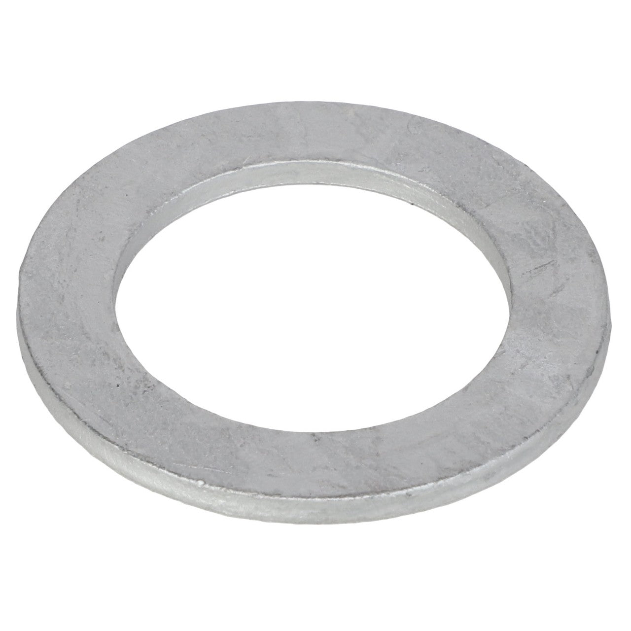 Introducing the AGCO | Flat Washer - Sn3095, a flat, circular metal washer with a central hole, designed by AGCO for hardware applications to distribute load or secure fasteners.