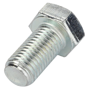 Close-up image of the AGCO Hexagonal Head Bolt - 0901-22-48-00, featuring a silver metallic finish with a hexagonal head and threaded shaft, perfect for Fits Massey Ferguson enthusiasts.