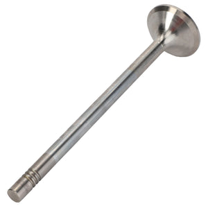 The AGCO Exhaust Valve - F530200410610 is a metal engine valve featuring a straight stem and a rounded head, offering an unparalleled level of precision in its description.