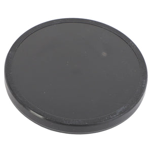 A black circular coaster or lid with a smooth surface, identified as the AGCO | Seal Cap - Acp0287200 by the brand AGCO, is shown against a plain white background. No current product description available for this item.