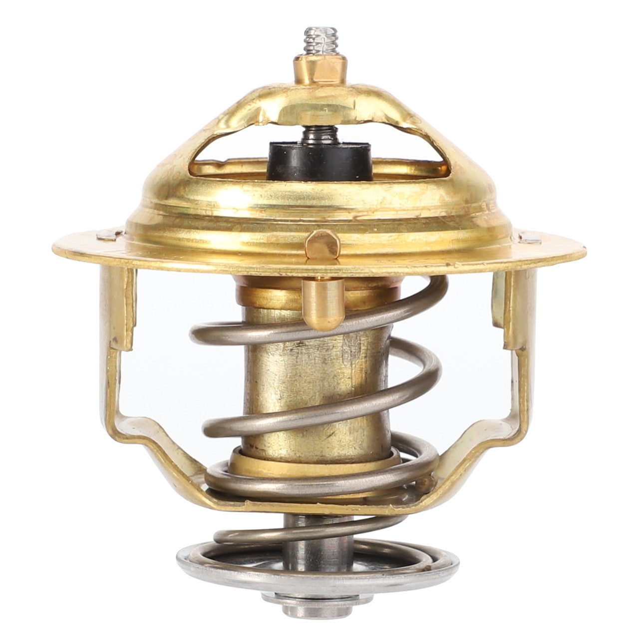 Introducing the AGCO Thermostat - Acp0507610, a brass car thermostat featuring a coiled spring mechanism. No current product description available.