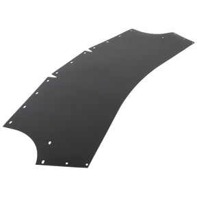 A black, curved AGCO | CANVAS - D28885344 piece of material with multiple small holes along the edges, displayed against a white background. No current product description information is available.