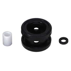 AGCO's Repair Kit (Model AG717501) includes a black plastic pulley with a central hole, a small white plastic spacer, and a black rubber O-ring placed beside it. Currently, no additional product information is available.