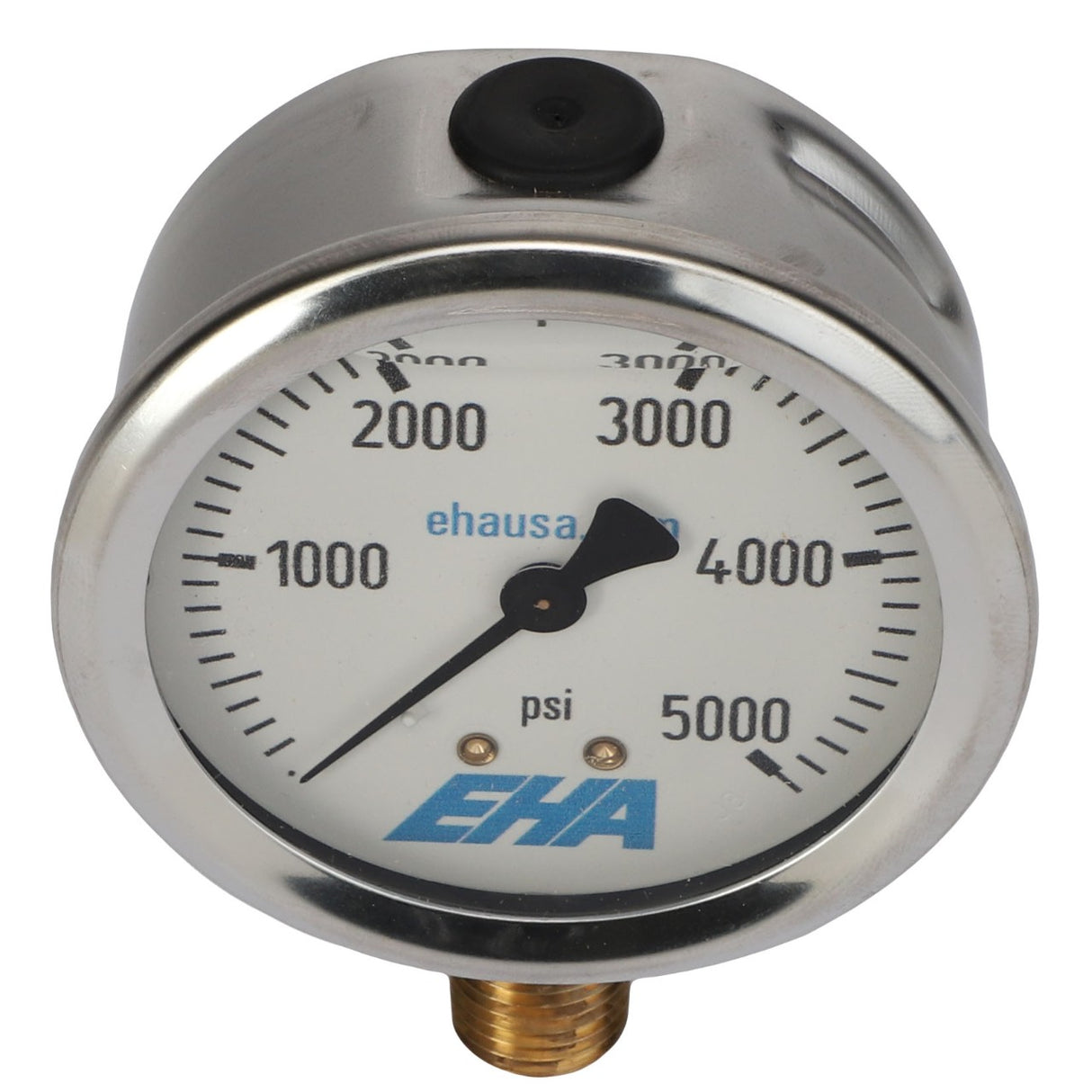 A pressure gauge with a white dial displaying measurements from 0 to 5000 psi and a black needle pointing to 0. The brand name "AGCO" is printed near the bottom, and the product is identified as AGCO | PRESSURE GAUGE - AG331569. No current product description information is available.