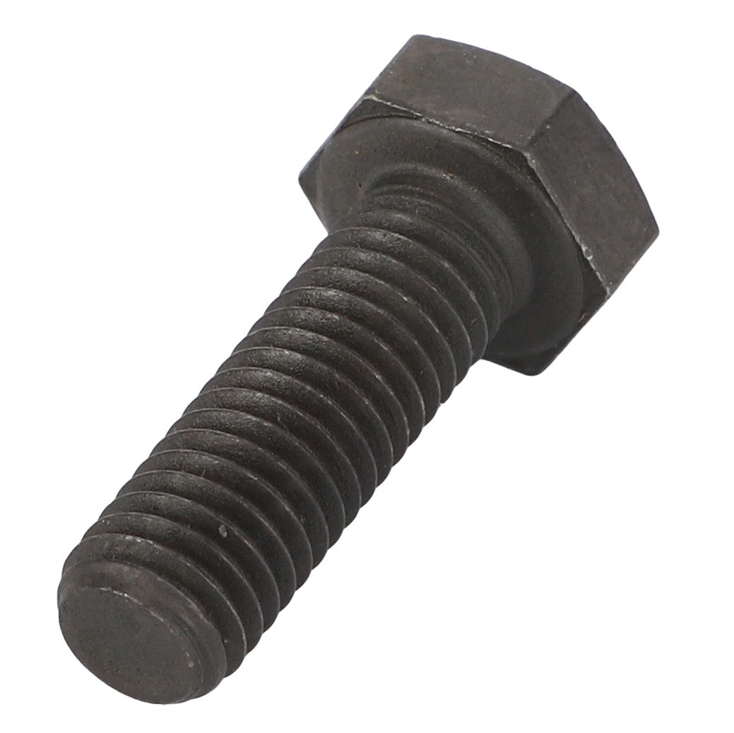 Close-up of the AGCO | Hex Cap Screw - Acp0662780, a durable hex bolt featuring a threaded shaft and hexagonal head, typically used for securely fastening materials.