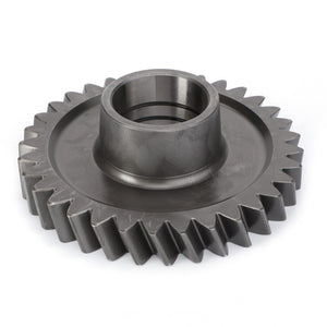 AGCO's Gear - 3612499M2 is a metallic gear featuring a central cylindrical hub and perimeter teeth, specifically designed for mechanical applications, ensuring enhanced machinery performance.