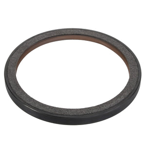 A large, circular rubber gasket from AGCO called the Shaft Seal - Acp0436790, featuring a gray inner ring and brown detailing along the inner edge.