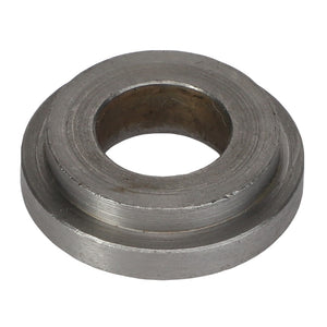 The AGCO | SPACER - AG059177 is a round metal washer with a central hole, featuring a slightly grooved surface.