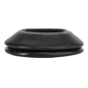 The AGCO | BELLOWS - D26733443 is a black rubber grommet featuring a flared base and a central opening, displayed against a white background. No current product description information is available.