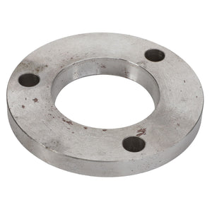 A metal washer, branded as AGCO’s BEARING CARRIER - ACY1514210, features a large central hole and three smaller holes arranged around the perimeter. The surface exhibits some signs of wear and discoloration. No current product information is available for this item.