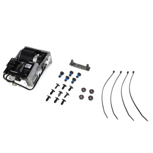 The AGCO CONTROL - F931502030880 has been carefully disassembled, showcasing various screws, wires, and components neatly laid out, along with four black zip ties and six blue and black cylindrical parts. Please note that no current product description information is available for this specific item.