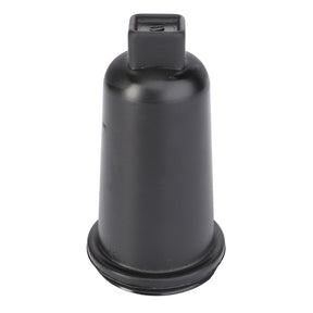 A black plastic AGCO Pto Guard - 035678T1 water filter cartridge with a cylindrical shape and a flat top, compatible with various Massey Ferguson models.