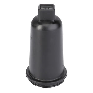 A black plastic AGCO Pto Guard - 035678T1 water filter cartridge with a cylindrical shape and a flat top, compatible with various Massey Ferguson models.