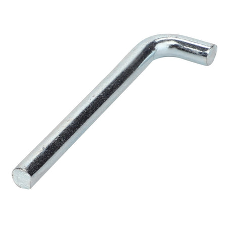 An L-shaped metal hex key (allen wrench) with a gleaming, shiny finish from AGCO, specifically the Pin - La322017150 model.