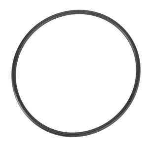 A high-quality AGCO O-Ring - V614607930, made from black rubber, viewed from above against a white background.