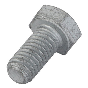 Close-up of the AGCO Hexagonal Bolt - Acw1059050 with a threaded shaft and flat end, commonly employed in various mechanical assemblies, offering essential durability and precision.