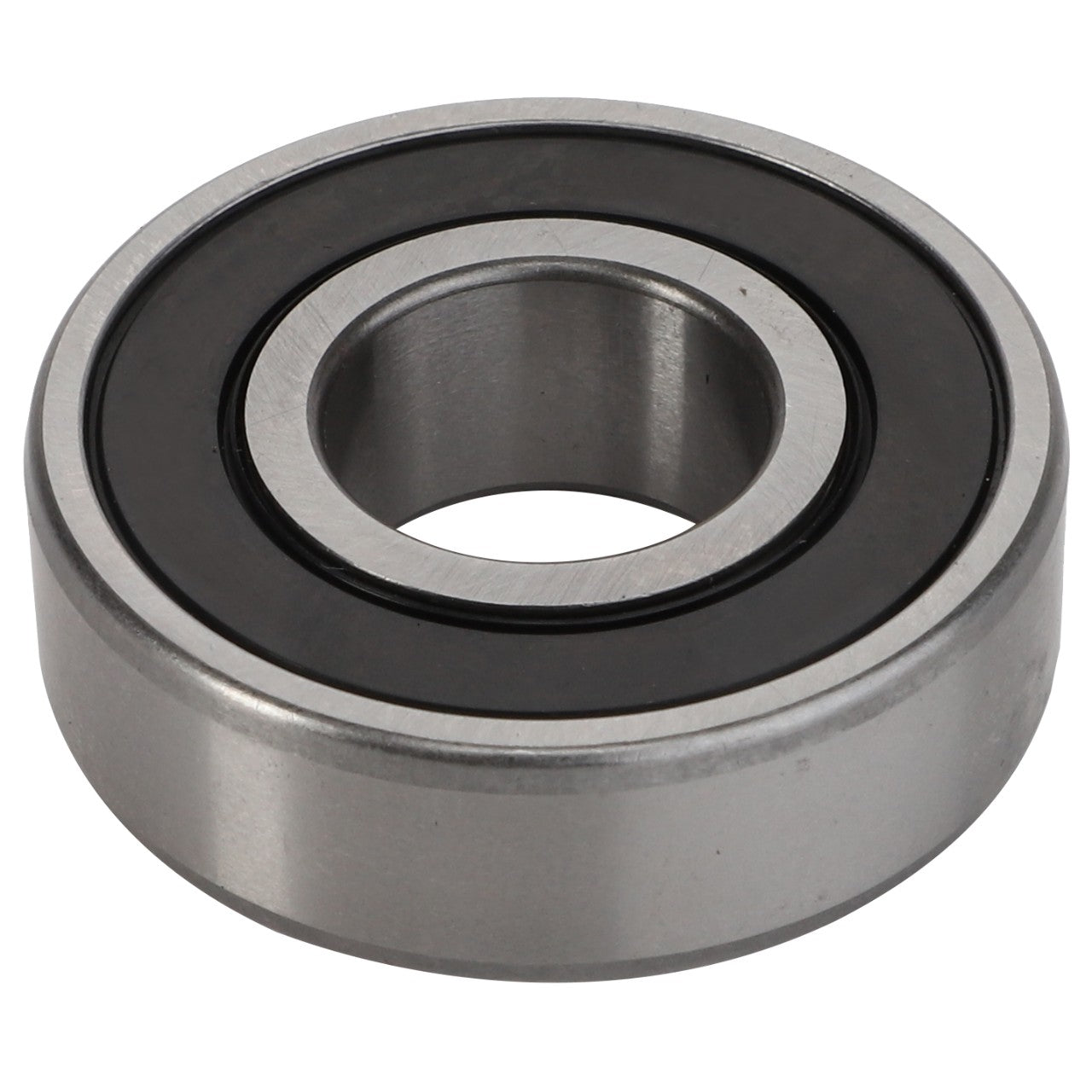 The AGCO | Deep Groove Ball Bearing - ACY9100430 is a silver, circular ball bearing with a black inner ring designed to reduce friction between moving parts. No current product description information is available.