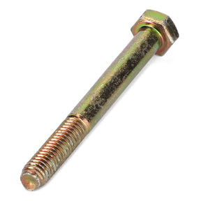 A metallic hex bolt with a partially threaded shaft; unfortunately, no current product description information is available for the AGCO | SCREW - LA10978721 by AGCO.