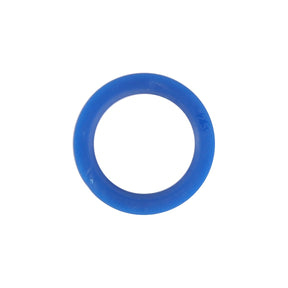 Showing against a white background, a blue rubber O-ring seal inscribed with the number "45." Product: AGCO Sealing Washer - F524893580100. No current product description available.