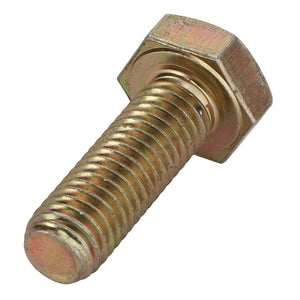 A close-up image of the AGCO | BOLT - D28760913 by AGCO, featuring a threaded body and a hexagonal head, used for fastening materials together. No current product description information is available.