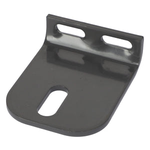 The AGCO Latch Bracket - Acx2372090 is a metal bracket designed with two slotted holes on the vertical side and one elongated hole on the horizontal side. No current product description information is available.