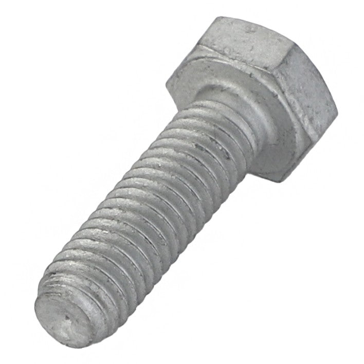 A close-up image of the AGCO Hexagonal Head Bolt - Acp0703010, featuring visible threading along its shank and a hexagonal head. The metallic bolt is displayed against a plain white background—no current product description available.