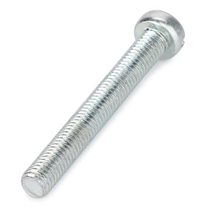 Close-up image of the AGCO SCREW - LA10390311, a silver metal screw featuring a round head and threaded body.