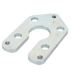 The AGCO Bracket - Acp0324800 is a metal bracket with five drilled holes, designed for fastening or mounting. Current product description not available.