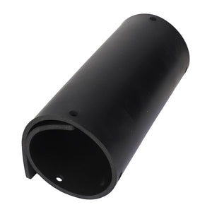 An AGCO Access Door - Acp0006360, appearing as a cylindrical black plastic tube with an open end and holes along the side, displayed against a white background.