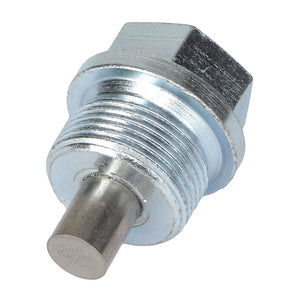 The AGCO | Plug - Acp0411020 by AGCO is a metal cylinder with threads and a hexagonal head, commonly used as a mechanical or industrial component.