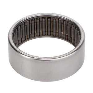 The AGCO | Needle Roller Bearing - D41669800 is a cylindrical bearing with a metallic outer shell and visible inner rolling elements, designed to reduce friction.