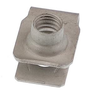 A metal square nut with a threaded hole in the center, branded as AGCO and named U-NUT - CH116-5763. No current product description information is available.