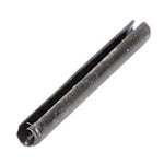 The AGCO Tensioning Pin - X500604900000, a metal cylindrical spring pin with a split seam, is commonly used in mechanical applications for fastening or aligning components and pairs well with the precision demanded by machines like the Fendt Vario.