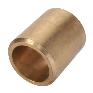 Introducing the AGCO BUSH - D26734745, a high-quality cylindrical bronze bushing featuring a hollow center.