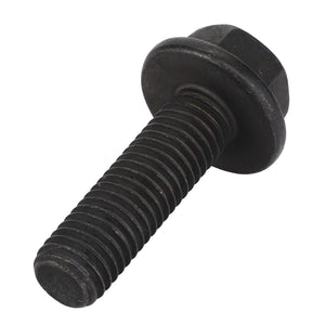 A single AGCO hex flange head machine screw (model Acw7703310) in black metal, featuring a partially threaded shaft and an integrated washer. No current product description information is available for this item.