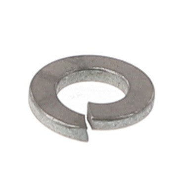 The AGCO | Washer - Acp0029770, a helical-shaped metal split washer with a cut through one side, is ingeniously designed by AGCO to prevent the loosening of bolts and nuts.