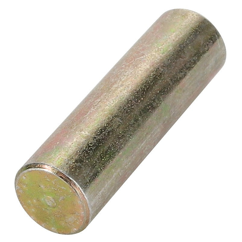 A cylindrical AGCO Clevis Pin (4280199M1) with a smooth, slightly reflective surface is viewed from an angle showing the side and one flat end.