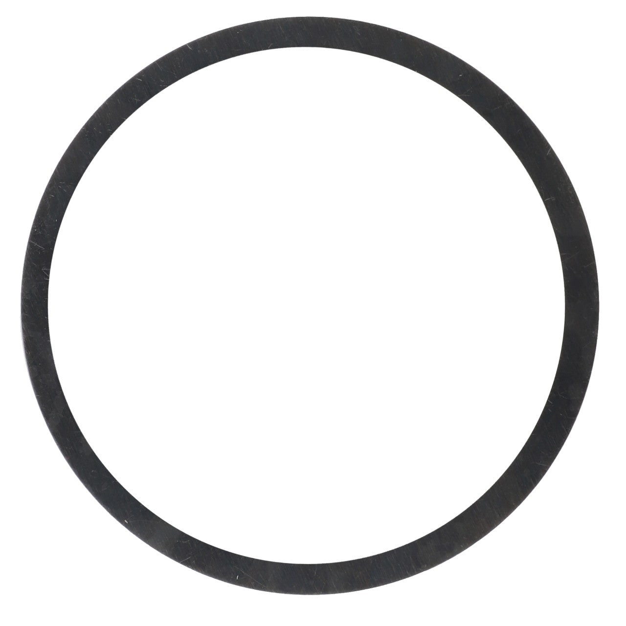 A thin, black metal ring from the AGCO brand, specifically the AGCO | Shim - La321982750, is displayed on a white background without any current product description information available.