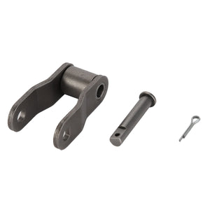 AGCO | CHAIN LINK - D49030020: Metal clevis with pin and cotter pin for securing connections. Please note, no current product description information is available.