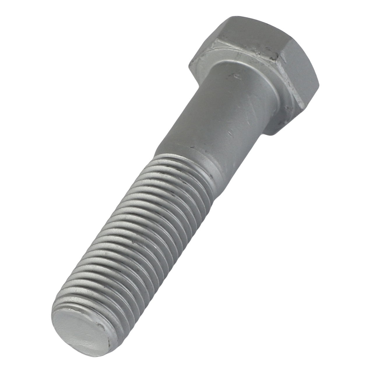 A Hexagonal Bolt - Acw0884540 by AGCO, featuring a silver finish and a partially threaded shank, is shown against a plain white background. Please note, no current product description information is available.