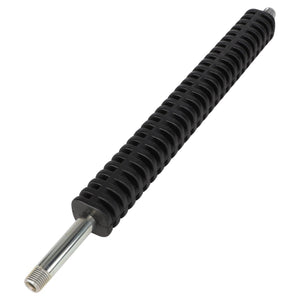 An image of the AGCO WAND TUBE - AG610652, a black cylindrical metal object with a ribbed surface and a threaded end. No current product description information is available.