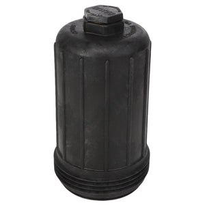 The AGCO | FILTER BOWL - AG001978, a black plastic cap with a hexagonal top and threaded base, is now available for ordering. For any questions, our support team is ready to assist.